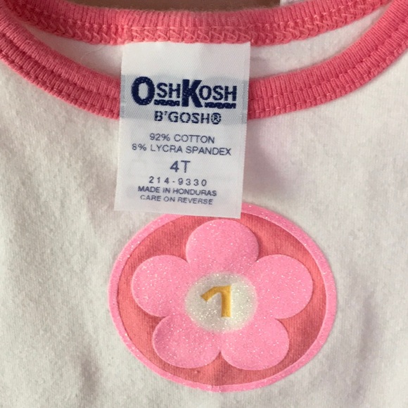 Toddler Oshkosh skort and shirt bundle, size 4T, knit tank style top - Picture 3 of 3